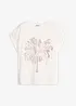 Maglia in cotone con borchiette, bonprix