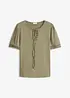 Maglia lunga con bordi in pizzo, bonprix