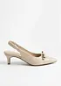 Décolleté slingback con fiocco, bonprix