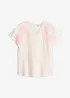 Blusa con ricamo floreale, bonprix