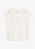Maglia in puro cotone con inserto in pizzo, bonprix
