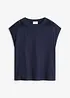 Maglia in puro cotone con inserto in pizzo, bonprix