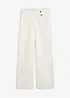 Pantaloni larghi con lyocell, bonprix