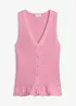 Gilet in maglia di cotone, bonprix