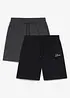 Shorts in jersey di cotone pesante (pacco da 2), bonprix
