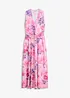 Abito lungo in jersey fine con accessorio, bonprix