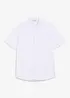 Camicia a maniche corte in fresco misto lino, bonprix