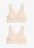 Reggiseno bustier senza cuciture Feel Comfort (pacco da 2), bonprix