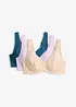 Reggiseno con ferretto e cotone biologico morbido (pacco da 3), bonprix