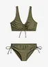 Bikini a bustier con laccetti (set 2 pezzi), bonprix