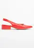 Décolleté slingback con tacco basso, bonprix