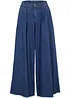 Gonna pantalone in jeans larga con elastico in vita, bonprix