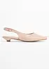 Ballerine effetto vernice con cinturino, bonprix