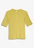 Maglia a costine in puro cotone biologico, bonprix
