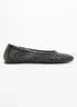 Ballerine in materiale morbido, bonprix