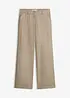 Pantaloni in tessuto misto lino e cotone, bonprix