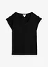 Maglia con inserti effetto uncinetto, bonprix