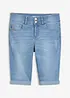 Bermuda in jeans, vita media, bonprix
