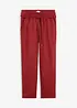 Pantaloni in puro lino con elastico in vita, bonprix
