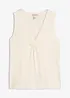 Top in puro cotone con ricamo, bonprix