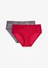 Slip alto con pizzo (pacco da 2), bonprix