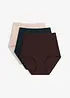 Culotte con effetto modellante medio (pacco da 3), bonprix