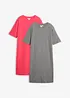 Abito t-shirt (pacco da 2), bonprix