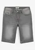 Bermuda di jeans elasticizzati con cavallo rafforzato, regular fit, bonprix