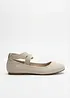 Ballerine con cinturini elasticizzati, bonprix
