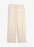 Pantaloni a palazzo in misto lino, bonprix