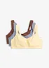 Reggiseno senza ferretto con cotone (pacco da 3), bonprix