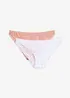 Mini slip con pizzo morbido (pacco da 2), bonprix