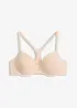 Reggiseno con coppe preformate, ferretto, chiusura frontale e cotone, bonprix