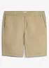 Bermuda in puro cotone con elastico in vita, regular fit, bonprix