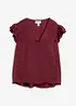 Blusa con volant, bonprix