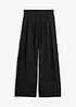 Pantaloni con elastico in vita in misto viscosa, bonprix