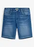 Bermuda di jeans in felpa con elastico in vita, regular fit, bonprix