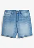 Shorts di jeans leggeri con elastico in vita, relaxed fit, bonprix