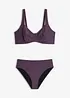 Bikini minimizer con slip a vita alta leggermente modellanti (set 2 pezzi), bonprix