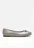 Ballerine con fiocco, bonprix