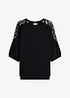 Maglia oversize in misto viscosa, bonprix