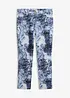 Pantaloni cropped elasticizzati a fantasia, bonprix