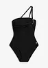Costume intero a fascia con dettagli dorati, bonprix