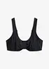 Reggiseno per bikini ad asciugatura rapida con ferretto e spalline imbottite, bonprix