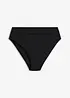 Slip a vita alta per bikini con sgambatura alta, asciugatura rapida, bonprix