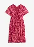 Abito in jersey e mesh, bonprix