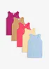 Top lungo in puro cotone (pacco da 5), bonprix