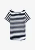 T-shirt con scollo a barca, bonprix