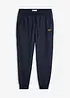 Pantaloni tuta cropped con effetto jeans, bonprix