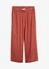 Pantaloni culotte larghi in viscosa fluente, bonprix